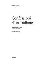 Copertina  Le confessioni di un italiano